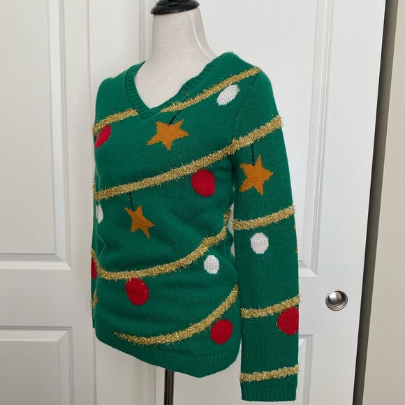 Ugly Christmas Sweater - Christmas Tree - Picture 2 of 7